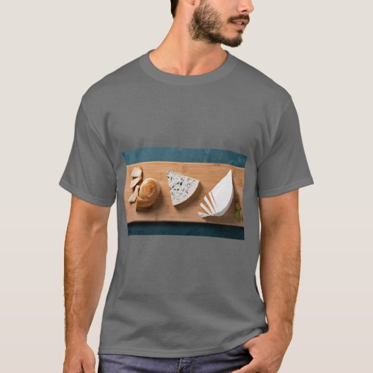 Cheese Lover Fun Graphic T-shirt (Voorkant)
