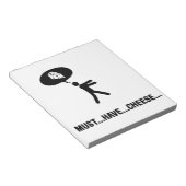 Cheese Lover Notitieblok (Schuin)