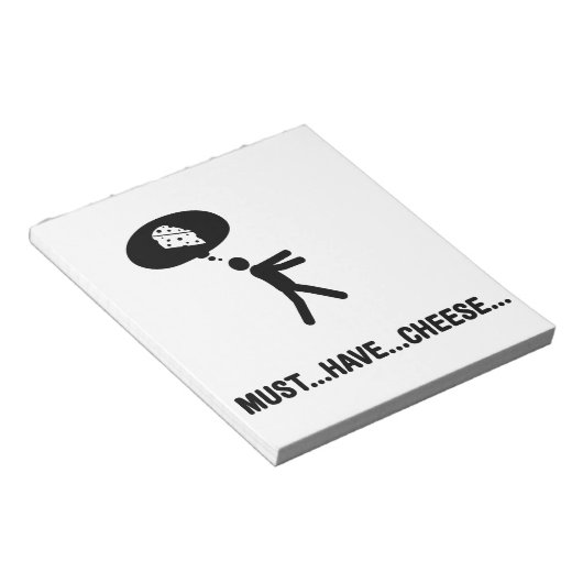 Cheese Lover Notitieblok (Schuin)