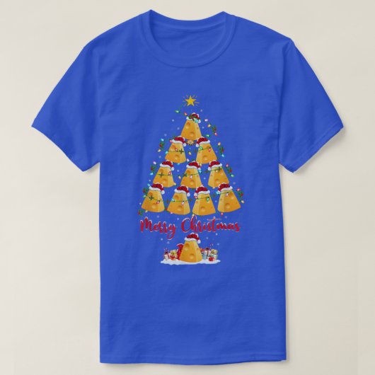 Cheese Lover Xmas Matching Santa Cheese Christmas  T-shirt (Design voorkant)