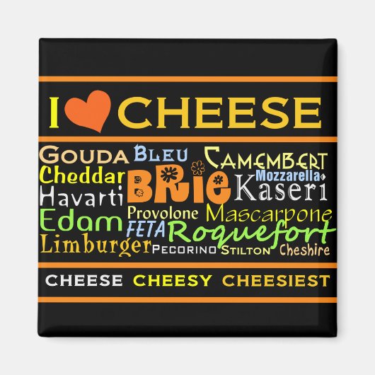 Cheese Lovers Magneet (Voorkant)
