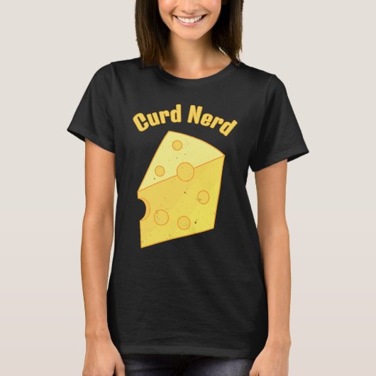 Cheese Lovers Quark Nerd T-shirt (Voorkant)