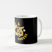 Cheese Mac & Cheese Grappig cadeau idee Koffiemok (Voorkant rechts)