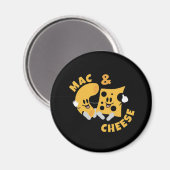 Cheese Mac & Cheese Grappig cadeau idee Magneet (Voorkant / Achterkant)