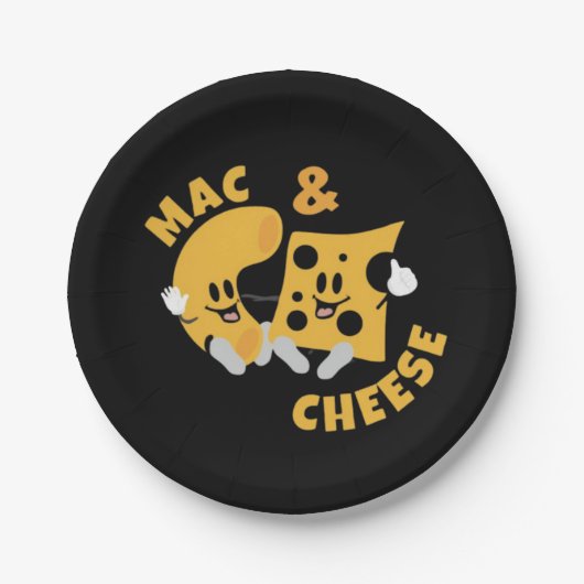 Cheese Mac & Cheese Grappig cadeau idee Papieren Bordje (Voorkant)