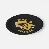Cheese Mac & Cheese Grappig cadeau idee Papieren Bordje (Gekanteld)