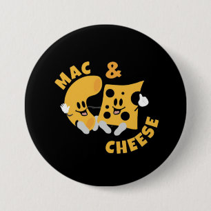 Cheese Mac & Cheese Grappig cadeau idee Ronde Button 7,6 Cm