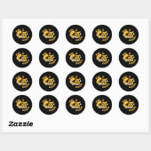 Cheese Mac & Cheese Grappig cadeau idee Ronde Sticker (Vel)