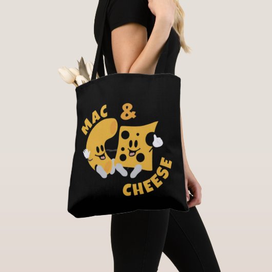 Cheese Mac & Cheese Grappig cadeau idee Tote Bag (Dichtbij)