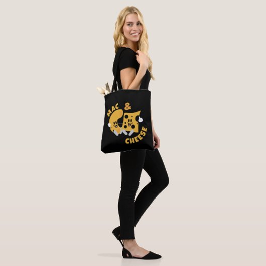Cheese Mac & Cheese Grappig cadeau idee Tote Bag (Op model)