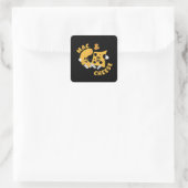 Cheese Mac & Cheese Grappig cadeau idee Vierkante Sticker (Tas)