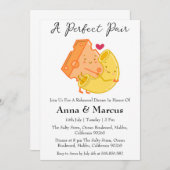 Cheese & Macaroni een perfect bruidsdiner Kaart (Voorkant / Achterkant)