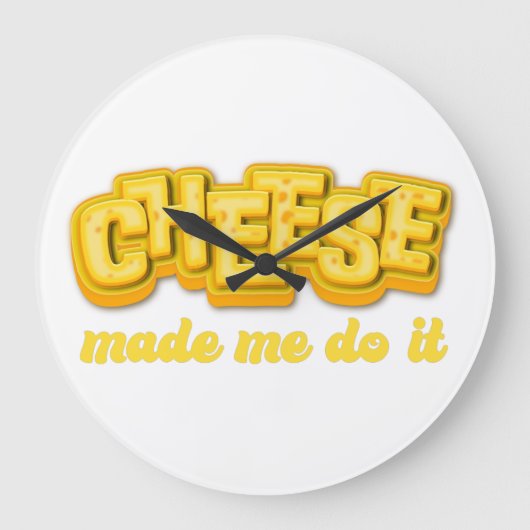 Cheese Made me doen het Grote Klok (Voorkant)
