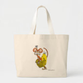 Cheese Monkey Bag Grote Tote Bag (Voorkant)