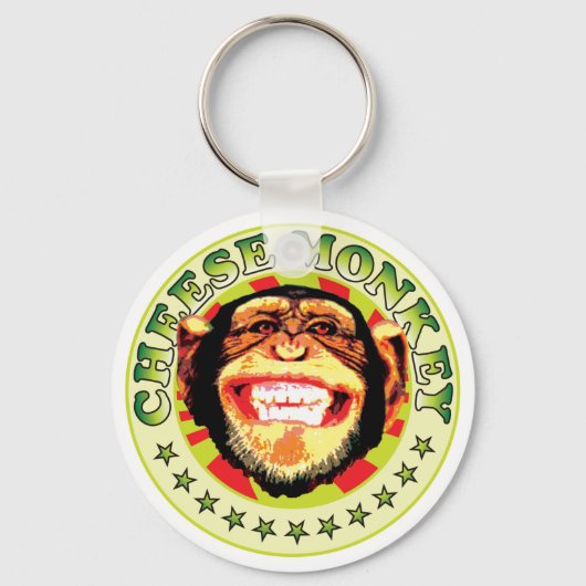 Cheese Monkey Sleutelhanger (Voorkant)