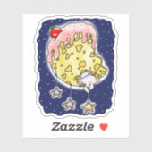 Cheese Moon & Mouse Hangende Suiker Cookie Sterren Sticker (Vel)