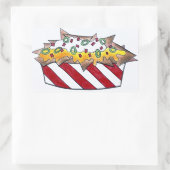 Cheese Nachos Nacho Snack Chips Junk Food Stickers (Tas)