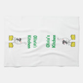 Cheese Ostrich Mouse Kitchen Hand Towel Theedoek (Horizontaal)