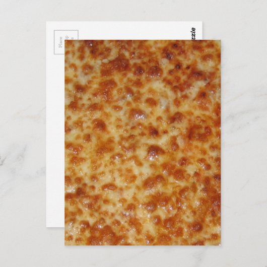 Cheese Pizza Briefkaart (Voorkant / Achterkant)