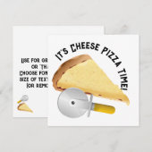 Cheese Pizza Day Kaart (Voorkant / Achterkant)