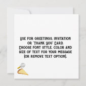 Cheese Pizza Day Kaart (Achterkant)