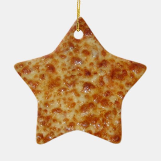 Cheese Pizza Keramisch Ornament (Voorkant)
