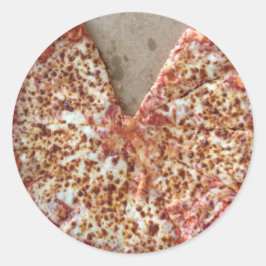 Cheese Pizza Ronde Sticker