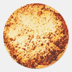 Cheese Pizza Ronde Sticker