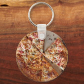 Cheese Pizza Sleutelhanger (Voorkant)