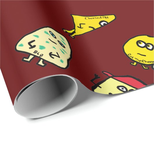 Cheese Puns Cadeaupapier (Rol Hoek)