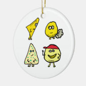 Cheese Puns Keramisch Ornament (Links)