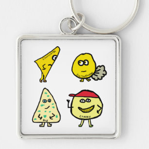 Cheese Puns Sleutelhanger