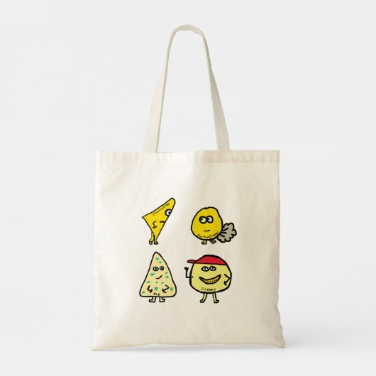 Cheese Puns Tote Bag (Achterkant)