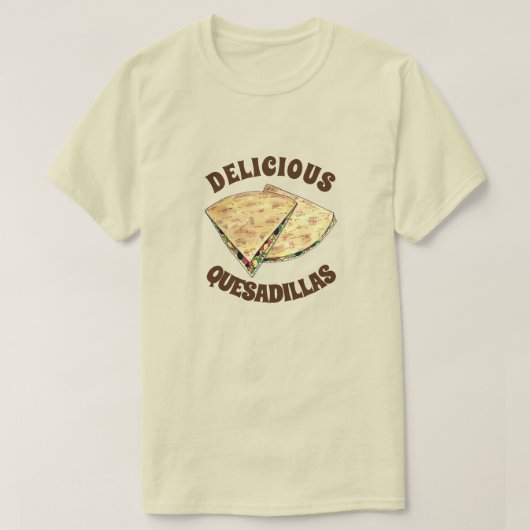 Cheese Quesadillas Mexican Food Appetizer T-shirt (Design voorkant)