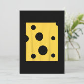 Cheese Schattige Goedkope Halloween Kostuum Bijpas Feestdagenkaart (Staand voorkant)