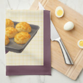 Cheese Scone Time — Kitchen Tea Towel Theedoek (Quarter Fold)