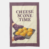 Cheese Scone Time — Kitchen Tea Towel Theedoek (Verticaal)