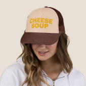 CHEESE SOUP leuke slogan trucker hat Pet (In situ)