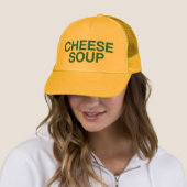 CHEESE SOUP leuke slogan trucker hat Trucker Pet (In situ)