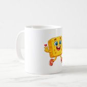 Cheese Sunny Mini Heart Koffiemok (Voorkant links)