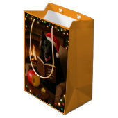 Cheese Tax Christmas gift bag - Groenendael Medium Cadeauzakje (Achterkant Gekanteld)