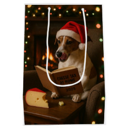 Cheese Tax Christmas gift bag - Jack Russell Medium Cadeauzakje