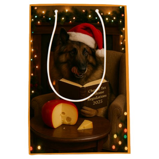 Cheese Tax Christmas gift bag - Tervuren  Medium Cadeauzakje (Voorkant)