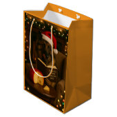 Cheese Tax Christmas gift bag - Tervuren  Medium Cadeauzakje (Achterkant Gekanteld)