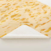 Cheese texture with holes sherpa deken (3/4)