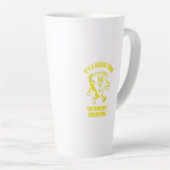 Cheese thing funny cheese pun jokes latte mok (Rechterhoek)