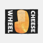 Cheese Wheel Video Game Meme Design Fleece Deken (Voorkant (Horizontaal))