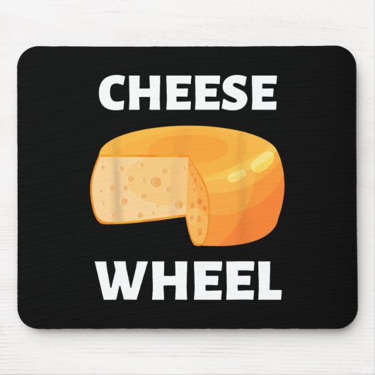 Cheese Wheel Video Game Meme Design Muismat (Voorkant)