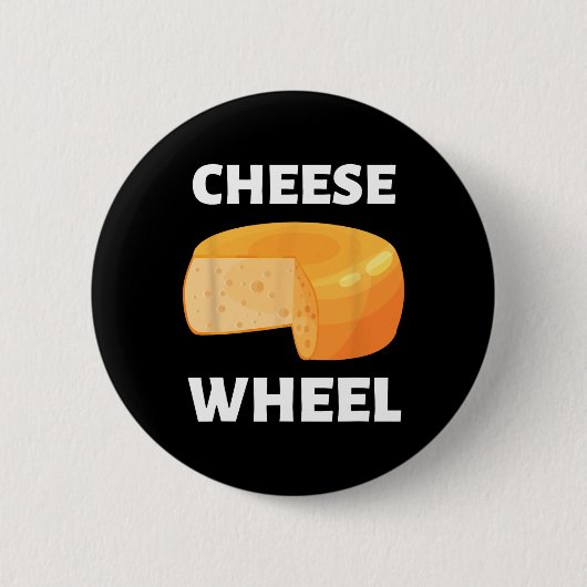 Cheese Wheel Video Game Meme Design Ronde Button 5,7 Cm (Voorkant)