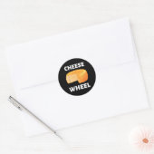 Cheese Wheel Video Game Meme Design Ronde Sticker (Envelop)